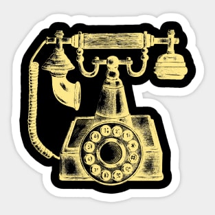 old telephone Sticker